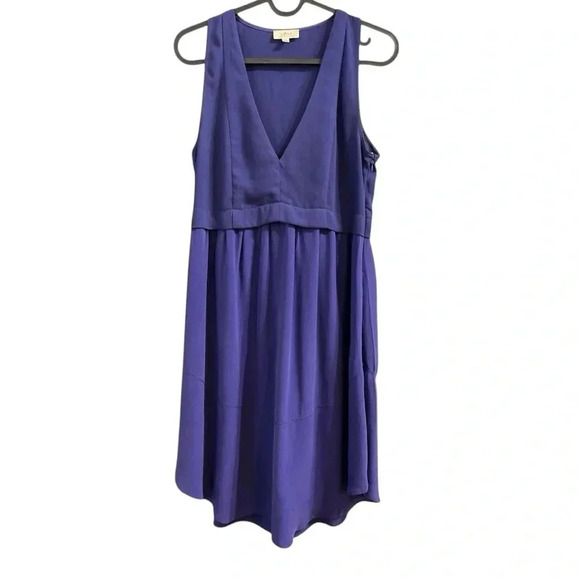 ARITZIA Wilfred Vignette Silk Skirt Dress Sleeveless V-Neck Dress, Size 0 - Picture 1 of 6